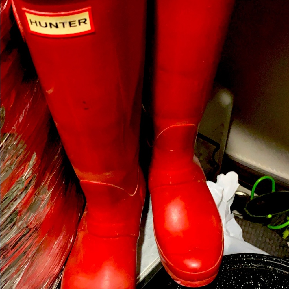 Hunter rain boots
